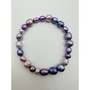 Stretchy Cultured Freshwater Pearl Bracelet  One Size Fits All NEW